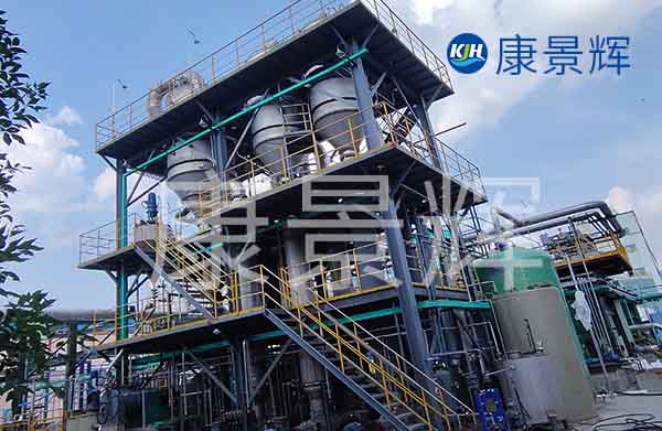 15T/H氯化鈉三效蒸發(fā)器_316L強制循環(huán)三效蒸發(fā)器